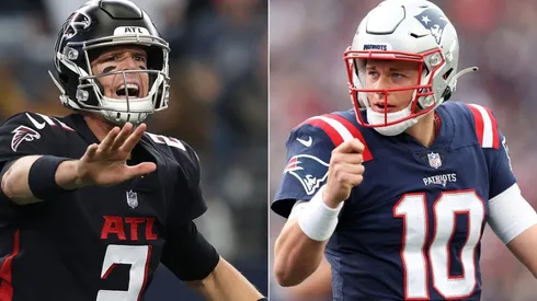 Matt Ryan (left) & Mac Jones