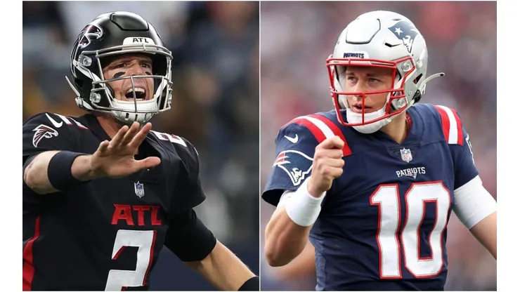 Matt Ryan (left) & Mac Jones