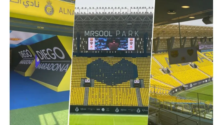 The impressive stadium where Barcelona and Boca Juniors will play for the Maradona Cup.