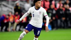 Weston McKennie #8 of the United States