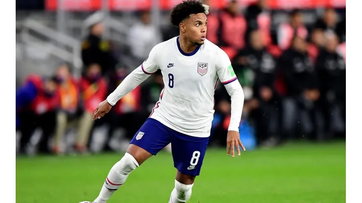 Weston McKennie #8 of the United States