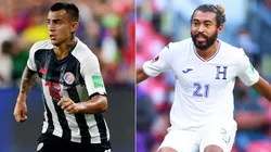 Randall Leal of Costa Rica (left) and Danilo Acosta