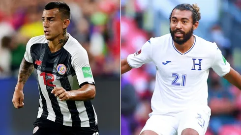 Randall Leal of Costa Rica (left) and Danilo Acosta