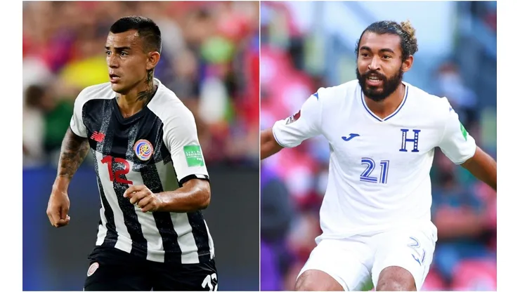 Randall Leal of Costa Rica (left) and Danilo Acosta