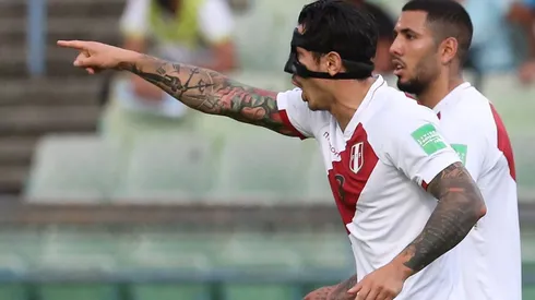 Gianluca Lapadula of Peru.