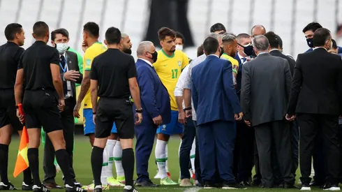 Brazilian health authorities interrupted the World Cup Qualifier between the hosts and Argentina in September.