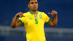 Casemiro at the game vs Chile on July 02