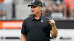 Jon Gruden at his last game with the Raiders