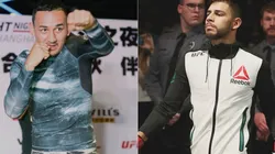 Max Holloway (left) and Yair Rodriguez