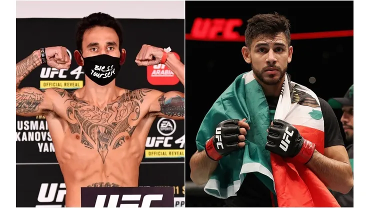 Max Holloway (left) and Yair Rodriguez