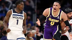 Anthony Edwards (left) & Russell Westbrook