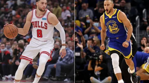 Zach LaVine (left) & Stephen Curry