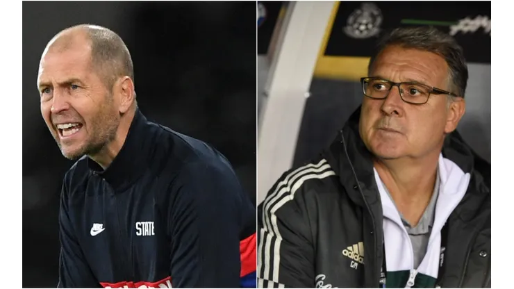 USMNT head coach Gregg Berhalter (left) and Mexico manager Gerardo Martino.