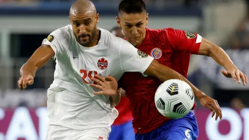 Tesho Akindele of Canada (left) and Oscar Duarte of Costa Rica (right)
