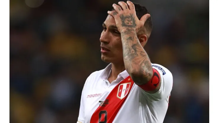Paolo Guerrero at the game vs Brazil for the 2019 Copa America Final