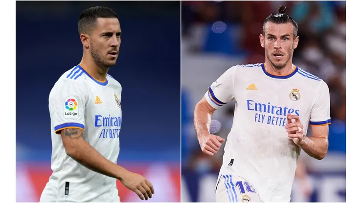 Eden Hazard (left) and Gareth Bale could be among the list of players on their way out of Real Madrid.