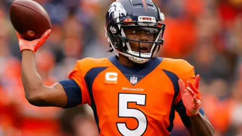 Teddy Bridgewater of Denver Broncos during the game vs Washington Football Team on October 31
