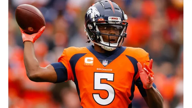 Teddy Bridgewater of Denver Broncos during the game vs Washington Football Team on October 31