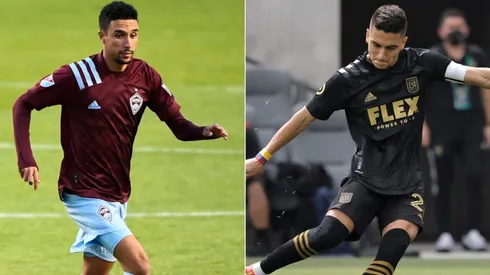Younes Namli of Colorado Rapids (left) and Eduard Atuesta of LAFC