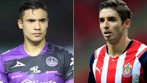 Nicolas Diaz of Mazatlan (left) and Isaac Brizuela of Chivas.