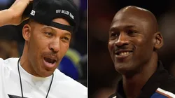 LaVar Ball (left) & Michael Jordan
