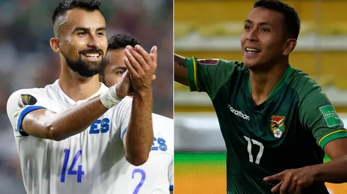 Joaquin Rivas of El Salvador (left) and Roberto Fernandez of Bolivia.