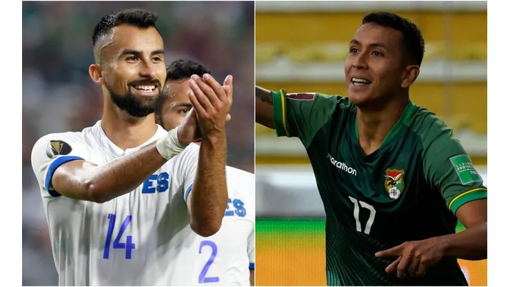 Joaquin Rivas of El Salvador (left) and Roberto Fernandez of Bolivia.