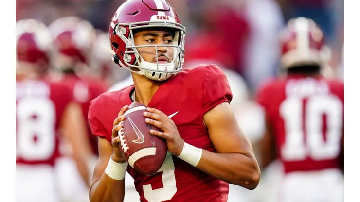 Starting quarterback Bryce Young of Alabama