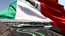 The Mexican flag is seen at the Formula One Grand Prix of Mexico