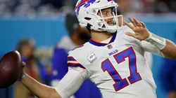 Josh Allen of the Buffalo Bills at the game vs Titans on October 18