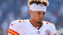 Patrick Mahomes of the Chiefs at the game vs Titans on October 24