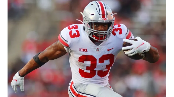 Master Teague III of Ohio State Buckeyes at the game vs Rutgers