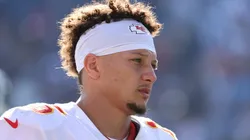 Patrick Mahomes during the Chiefs 27-3 loss to the Tennessee Titans in Week 7 of the 2021 NFL regular season.