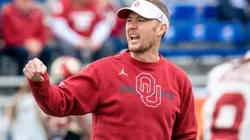 Head coach Lincoln Riley of the Oklahoma Sooners