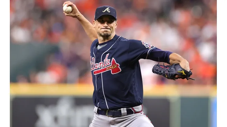 Charlie Morton #50 of the Atlanta Braves