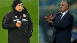 Mexico manager Gerardo Martino (left) and Ecuador coach Gustavo Alfaro.