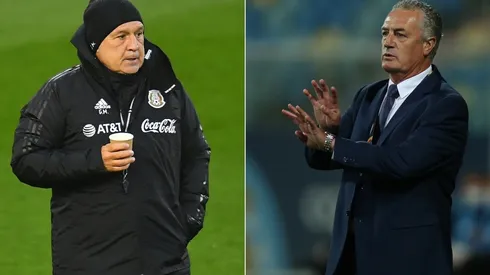 Mexico manager Gerardo Martino (left) and Ecuador coach Gustavo Alfaro.