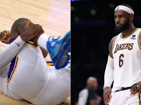 Why is LeBron James listed as Questionable against the Spurs for Tuesday's game?