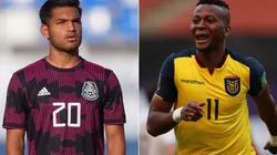 Eduardo Aguirre of Mexico (left) and Michael Estrada of Ecuador