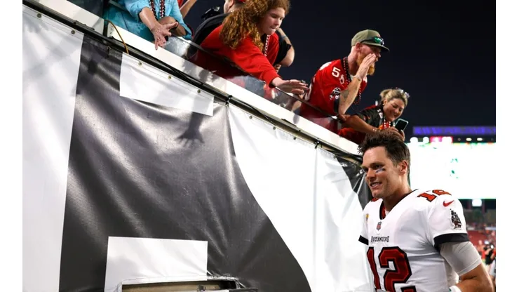 Tom Brady #12 of the Tampa Bay Buccaneers