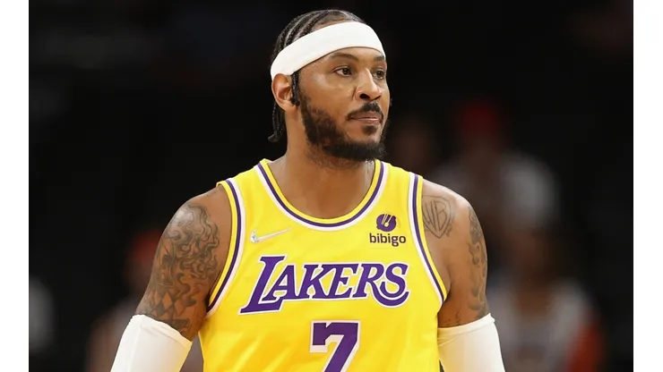 Carmelo Anthony came off the bench and scored 28 points to help the Lakers beat the Grizzlies and claim their first win of the 2021-22 NBA season.