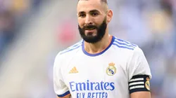Benzema of Real Madrid during the game against RCD Espanyol