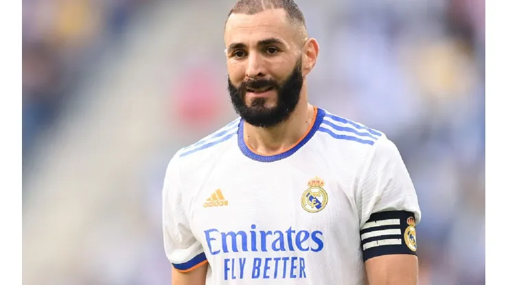 Benzema of Real Madrid during the game against RCD Espanyol