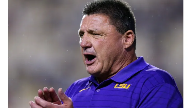 Head coach Ed Orgeron of LSU, this will be his last season as HC.