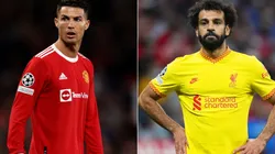 Cristiano Ronaldo of Manchester United (left) and Mohamed Salah of Liverpool (right)