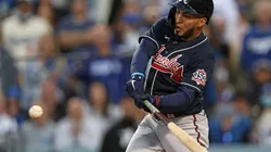 Eddie Rosario #8 of the Atlanta Braves