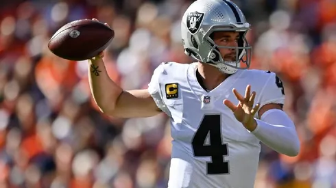 Derek Carr after his first victory without Jon Gruden as head coach