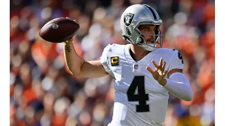 Derek Carr after his first victory without Jon Gruden as head coach