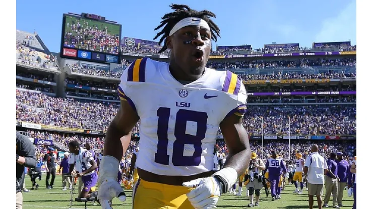 Damone Clark of LSU after Week 7 victory over the Florida Gators