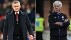 Manchester United boss Ole Gunnar Solskjaer (left) and Atalanta head coach Gian Piero Gasperini.